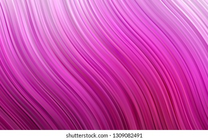 Light Pink vector template with lava shapes. A completely new color illustration in marble style. A new texture for your  ad, booklets, leaflets.