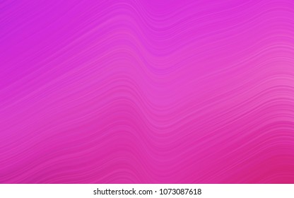 Light Pink vector template with lines, ovals. A vague circumflex abstract illustration with gradient. Marble style for your business design.