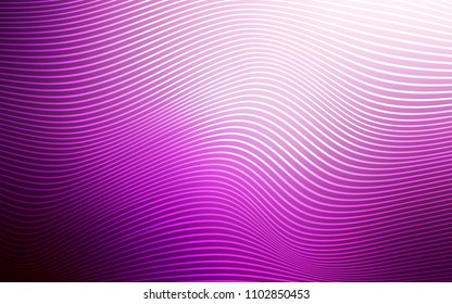 Light Pink vector template with lines. Colorful abstract illustration with gradient lines. A new texture for your  ad, booklets, leaflets.