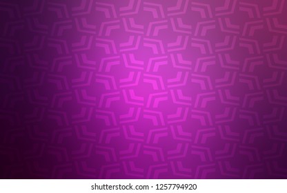Light Pink vector template with lines, ovals. Creative illustration in halftone marble style with gradient. A completely new memphis design for your business.