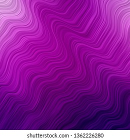 Light Pink vector template with lines. Gradient illustration in simple style with bows. Smart design for your promotions.