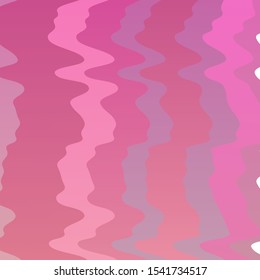 Light Pink vector template with lines. Colorful abstract illustration with gradient curves. Pattern for websites, landing pages.