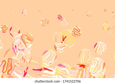 Light Pink vector template with lines. Glitter abstract illustration with wry lines. Template for cell phone screens.