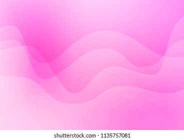 Light Pink vector template with liquid shapes. Colorful illustration in abstract marble style with gradient. Pattern for your business design.