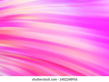 Light Pink vector template with liquid shapes. Creative illustration in halftone marble style with gradient. A new texture for your  ad, booklets, leaflets.