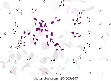 Light Pink vector template with memphis shapes. Simple colorful illustration with abstract gradient shapes. Elegant design for wallpapers.