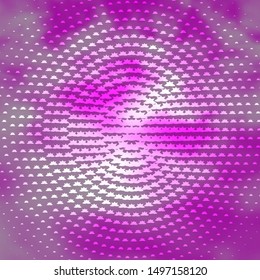 Light Pink vector template with neon stars. Decorative illustration with stars on abstract template. Pattern for wrapping gifts.