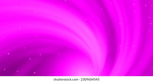Light Pink vector template with neon stars. Blur decorative design in simple style with stars. Pattern for new year ad, booklets.