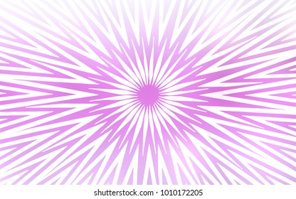 Light Pink vector template with repeated sticks. Shining colored illustration with sharp stripes. Template for your beautiful backgrounds.