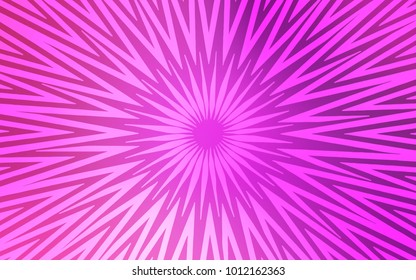 Light Pink vector template with repeated sticks. Shining colored illustration with sharp stripes. Template for your beautiful backgrounds.