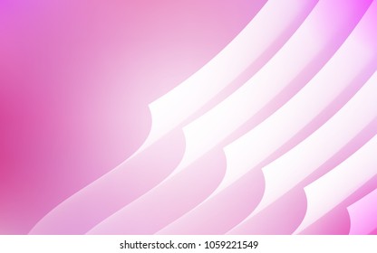 Light Pink vector template with repeated sticks. Modern geometrical abstract illustration with Lines. Template for your beautiful backgrounds.