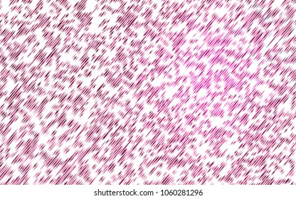 Light Pink vector template with repeated sticks. Decorative shining illustration with lines on abstract template. Best design for your ad, poster, banner.