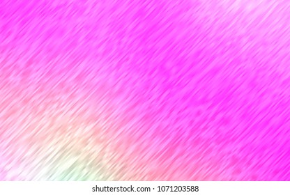 Light Pink vector template with repeated sticks. Glitter abstract illustration with colored sticks. The pattern can be used for busines ad, booklets, leaflets