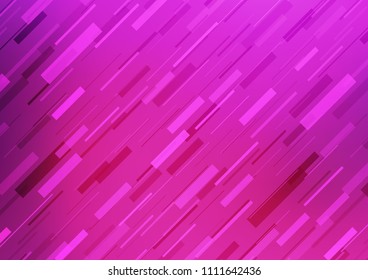 Light Pink vector template with repeated sticks. Blurred decorative design in simple style with lines. The pattern can be used for busines ad, booklets, leaflets