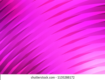 Light Pink vector template with repeated sticks. Decorative shining illustration with lines on abstract template. The pattern can be used for busines ad, booklets, leaflets
