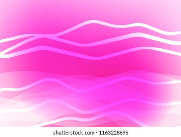 Light Pink vector template with repeated sticks. Decorative shining illustration with lines on abstract template. Best design for your ad, poster, banner.
