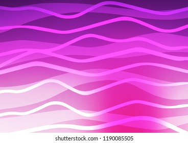 Light Pink vector template with repeated sticks. Shining colored illustration with narrow lines. Best design for your ad, poster, banner.