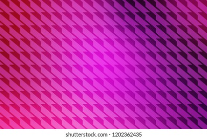 Light Pink vector template with repeated sticks. Shining colored illustration with sharp stripes. Pattern for your busines websites.