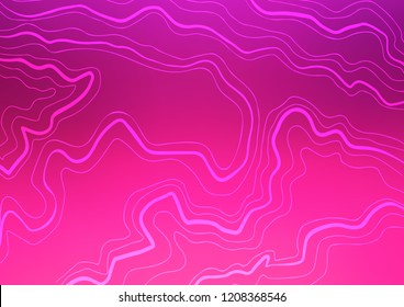 Light Pink vector template with repeated sticks. Decorative shining illustration with lines on abstract template. Best design for your ad, poster, banner.