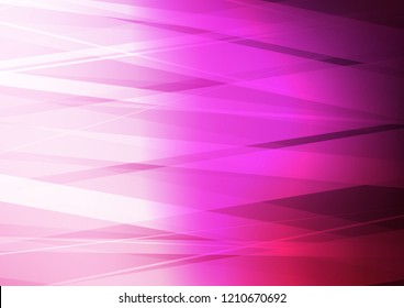 Light Pink vector template with repeated sticks. Shining colored illustration with narrow lines. The pattern can be used as ads, poster, banner for commercial.