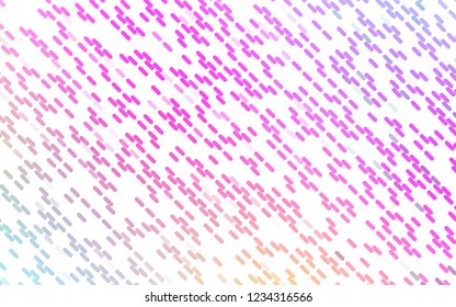 Light Pink vector template with repeated sticks. Modern geometrical abstract illustration with staves. Smart design for your business advert.