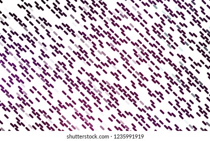 Light Pink vector template with repeated sticks. Shining illustration with lines on abstract template. Smart design for your business advert.