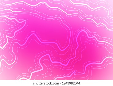 Light Pink vector template with repeated sticks. Decorative shining illustration with lines on abstract template. The pattern can be used for websites.