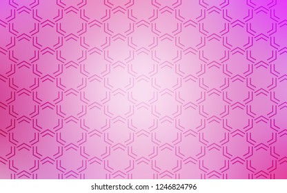 Light Pink vector template with repeated sticks. Shining colored illustration with sharp stripes. Pattern for your busines websites.