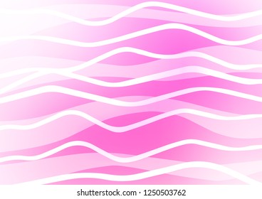 Light Pink vector template with repeated sticks. Decorative shining illustration with lines on abstract template. The pattern can be used as ads, poster, banner for commercial.