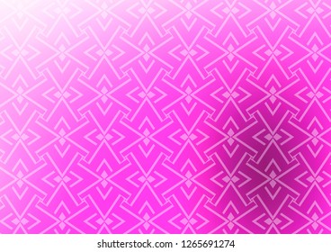 Light Pink vector template with repeated sticks. Modern geometrical abstract illustration with staves. Pattern for websites, landing pages.