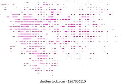 Light Pink vector template with repeated sticks. Glitter abstract illustration with colored sticks. The pattern can be used for websites.