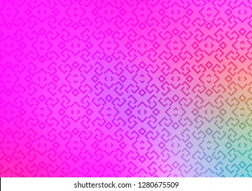Light Pink vector template with repeated sticks. Modern geometrical abstract illustration with staves. Best design for your ad, poster, banner.