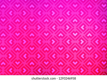 Light Pink vector template with repeated sticks. Lines on blurred abstract background with gradient. Best design for your ad, poster, banner.