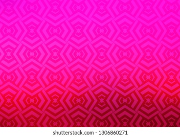 Light Pink vector template with repeated sticks. Modern geometrical abstract illustration with staves. Backdrop for TV commercials.