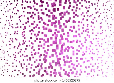 Light Pink vector template with rhombus. Decorative design in abstract style with rectangles. Pattern can be used for websites.
