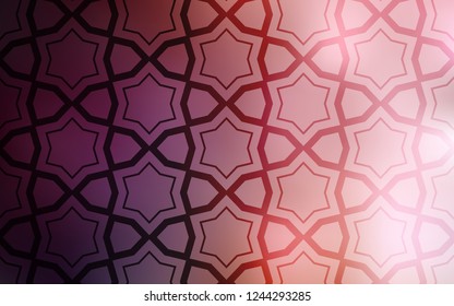 Light Pink vector template with sky stars. Modern geometrical abstract illustration with stars. Pattern for websites, landing pages.