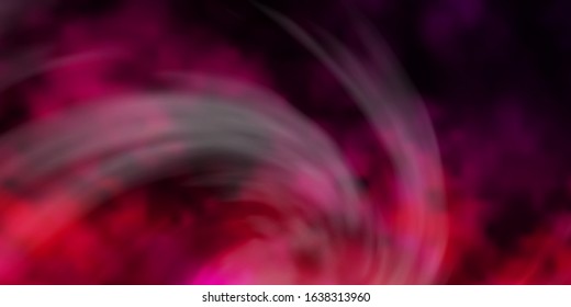 Light Pink vector template with sky, clouds. Colorful illustration with abstract gradient clouds. Template for landing pages.