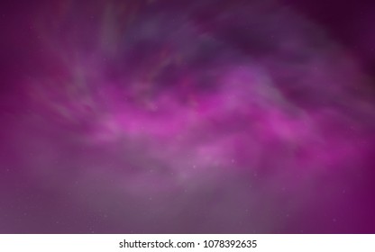 Light Pink vector template with space stars. Modern abstract illustration with Big Dipper stars. Pattern for astronomy websites.