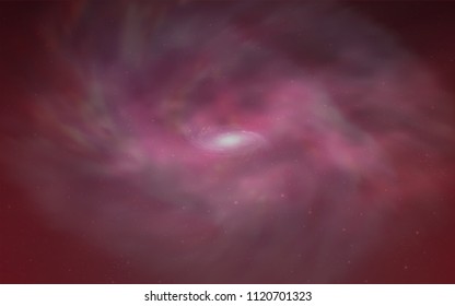 Light Pink vector template with space stars. Shining colored illustration with bright astronomical stars. Pattern for futuristic ad, booklets.