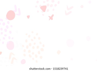 Light Pink vector texture with abstract forms. Decorative design in abstract style with random forms. Elegant design for wallpapers.
