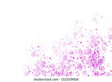 Light Pink vector texture with abstract forms. Simple colorful illustration with abstract gradient shapes. Elegant design for wallpapers.