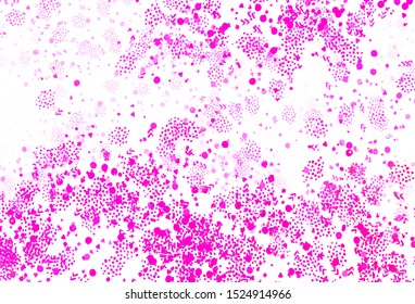 Light Pink vector texture with abstract forms. Simple colorful illustration with abstract gradient shapes. Background for a cell phone.