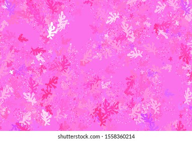 Light Pink vector texture with abstract forms. Modern abstract illustration with colorful random forms. Best smart design for your business.