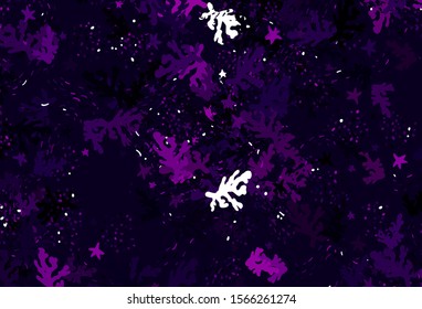 Light Pink vector texture with abstract forms. Simple colorful illustration with abstract gradient shapes. Background for a cell phone.