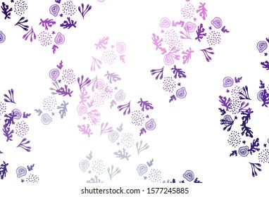 Light Pink vector texture with abstract forms. Modern abstract illustration with colorful random forms. Background for a cell phone.