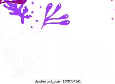 Light Pink vector texture with abstract forms. Illustration with colorful gradient shapes in abstract style. Simple design for your web site.