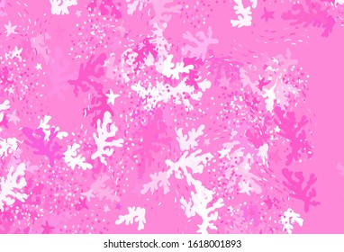 Light Pink vector texture with abstract forms. Illustration with colorful gradient shapes in abstract style. Best smart design for your business.