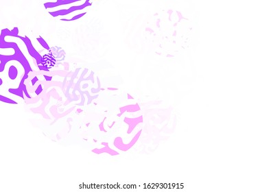Light Pink vector texture with abstract forms. Illustration with colorful gradient shapes in abstract style. Background for a cell phone.