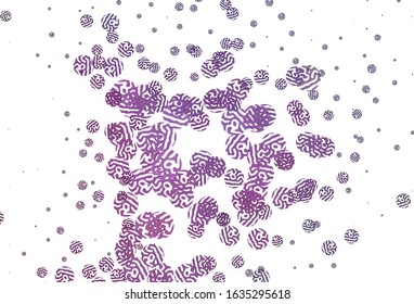 Light Pink vector texture with abstract forms. Illustration with colorful gradient shapes in abstract style. Simple design for your web site.