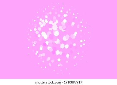 Light Pink vector texture with abstract forms. Illustration with colorful gradient shapes in abstract style. Modern design for your business card.